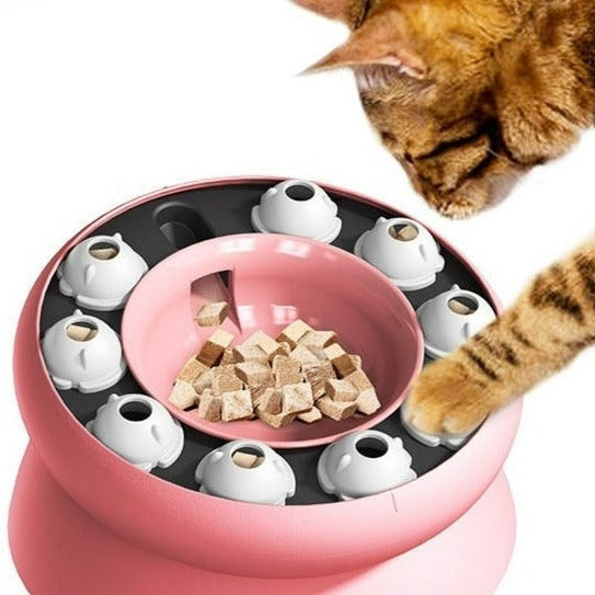 CatFun Futter-Drehscheibe – Intelligentes Katzenspielzeug